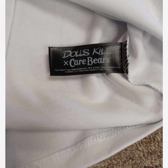 Dolls Kill X Care Bears Sleeveless Cropped Tank Top Size Large - Picture 7 of 9